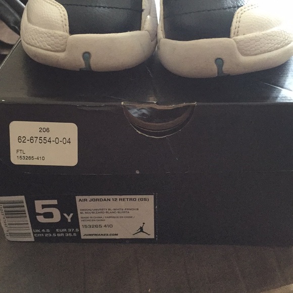 Jordan 12 retro Obsidians - Picture 2 of 4